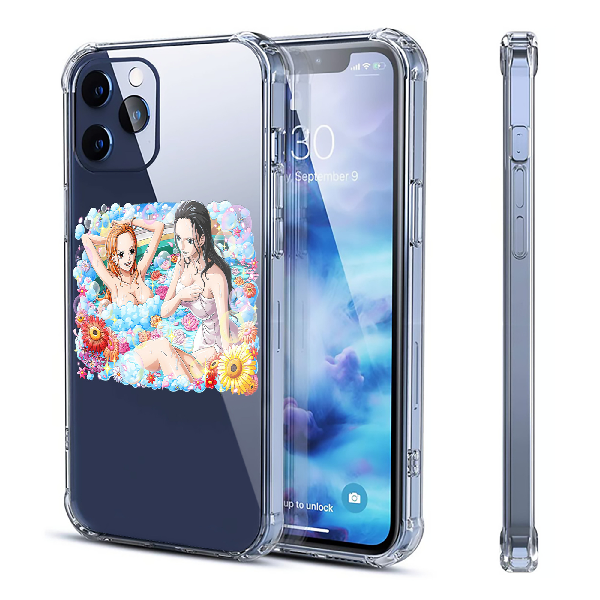 （画像用） ワンピース ニコ・ロビン ONE PIECE Nico Robin 【iPhone 12シリーズ対応】透明スマホケース（クリアソフトケース）